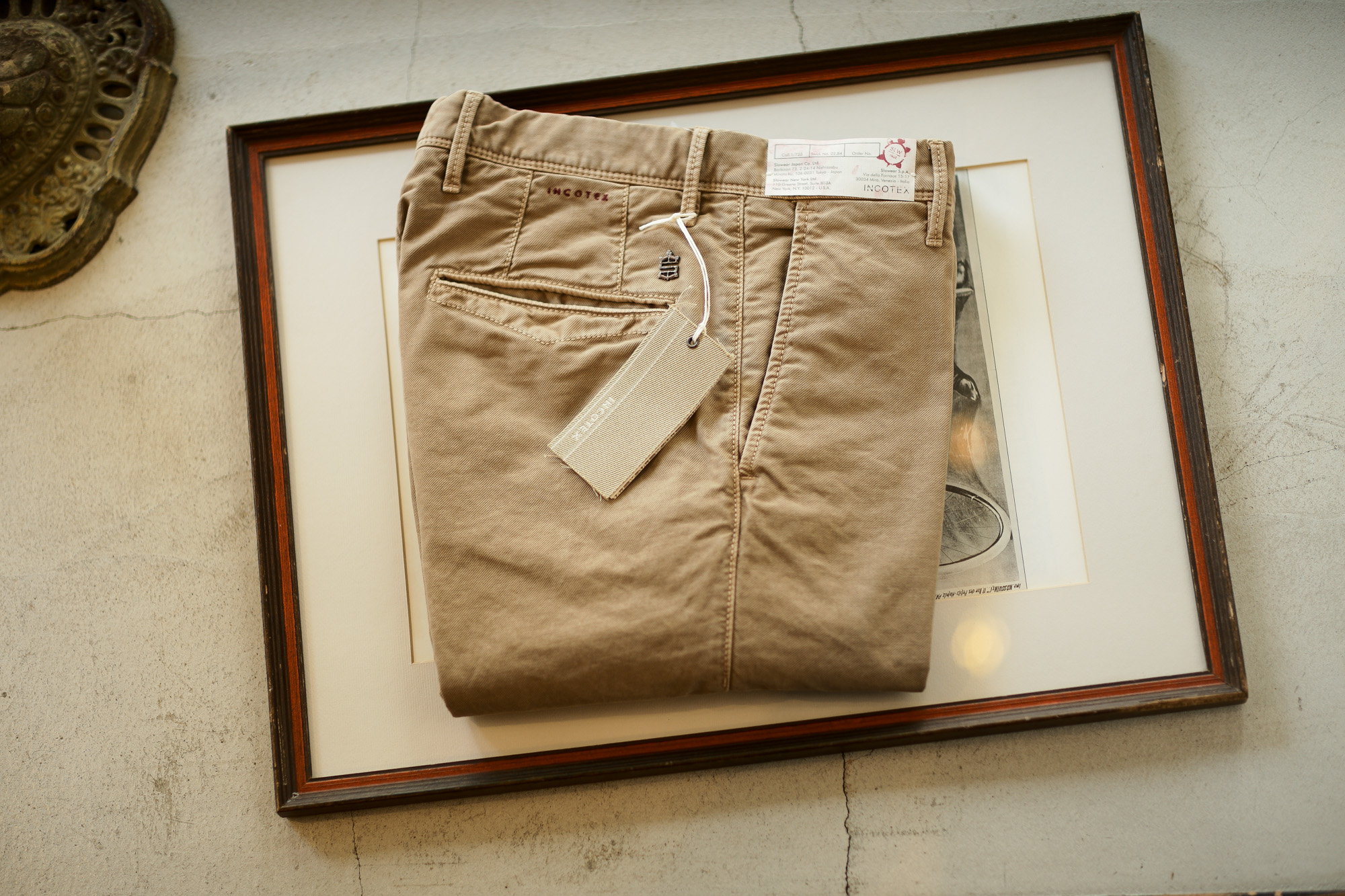 INCOTEX SLACKS（インコテックススラックス）12S100 SLIM FIT(スリム ...