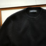 LAMBERTO LOSANI (ランベルト ロザーニ) Cashmere Crew Neck Sweater (カシミア クルーネック セーター) ローゲージ カシミアニット セーター BLACK (ブラック・0901) made in italy (イタリア製) 2019 秋冬のイメージ