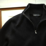 LAMBERTO LOSANI (ランベルト ロザーニ) Cashmere Zip Up Cardigan (カシミア ジップアップ カーディガン) ローゲージ カシミアニット カーディガン BLACK (ブラック・901) made in italy (イタリア製) 2019 秋冬のイメージ