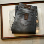 RICHARD J.BROWN(リチャードジェイブラウン) TOKYO(トウキョウ) T81 W214 CM BGA ストレッチ デニム パンツ GRAY(グレー) MADE IN ITALY (イタリア製) 2020春夏 【ご予約受付中】のイメージ