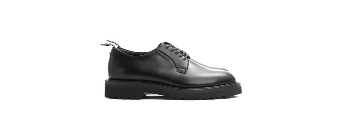 WH (ダブルエイチ) WHS-0010 Plane Toe Shoes (干場氏 スペシャル) Birdie Last (バーディラスト) ANNONAY Vocalou Calf Leather プレーントゥシューズ BLACK (ブラック) MADE IN JAPAN (日本製) 2019 秋冬【9月中旬入荷分】【ご予約受付開始】愛知 名古屋 alto e diritto altoediritto アルトエデリット