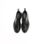 WH (ダブルエイチ) WHS-0010 Plane Toe Shoes (干場氏 スペシャル) Birdie Last (バーディラスト) ANNONAY Vocalou Calf Leather プレーントゥシューズ BLACK (ブラック) MADE IN JAPAN (日本製) 2019 春夏【7月下旬入荷分】【ご予約受付中】のイメージ