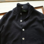 ZANONE (ザノーネ) CHIOTO KYOTO (キョウト キョート) 812218 z0229 (ミドルゲージ ニット ジャケット) NAVY (ネイビー・Z1375) MADE IN ITALY(イタリア製) 2019 秋冬 【ご予約受付中】のイメージ