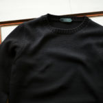 ZANONE (ザノーネ) Crew Neck Sweater (クルーネック セーター) 811258 Z0229 VIRGIN WOOL 100% ミドルゲージ ウールニット セーター BLACK (ブラック・Z0015)  made in italy (イタリア製) 2019 秋冬 【ご予約受付中】のイメージ