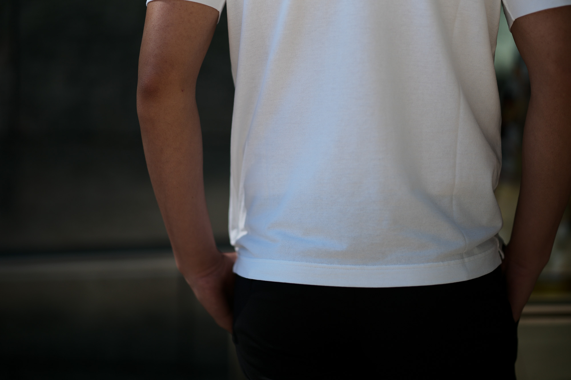 ZANONE (ザノーネ) Crew Neck T-shirt (クルーネックTシャツ) ice cotton アイスコットン Tシャツ WHITE (ホワイト・Z0001) MADE IN ITALY(イタリア製) 2019 春夏新作 愛知 名古屋 altoediritto アルトエデリット