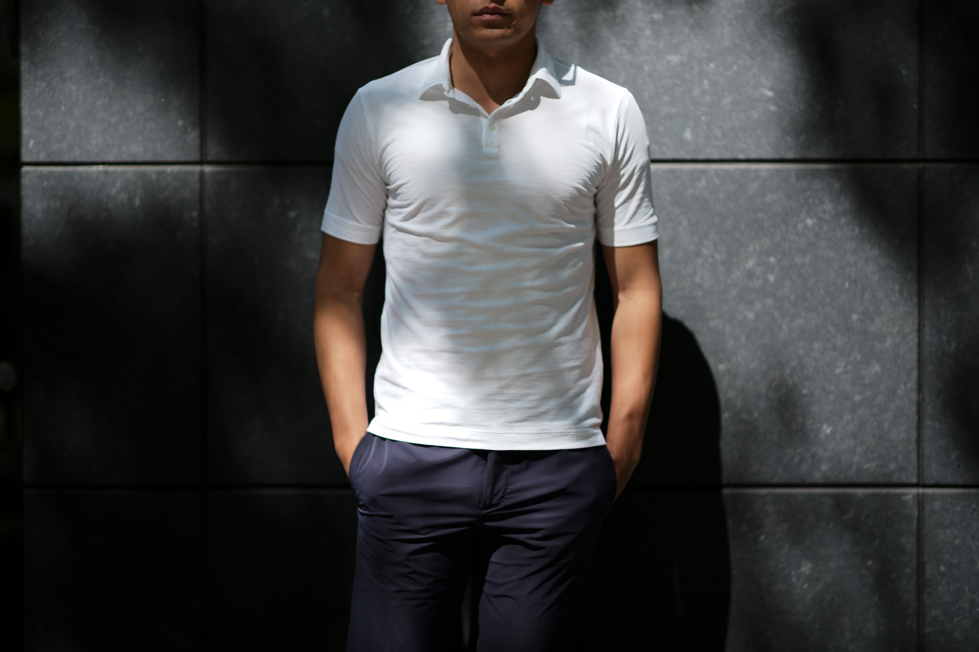 ZANONE(ザノーネ) Polo Shirt ice cotton アイスコットン ポロシャツ WHITE (ホワイト・Z0001)  made in italy (イタリア製) 2019 春夏新作 愛知 名古屋 altoediritto アルトエデリット