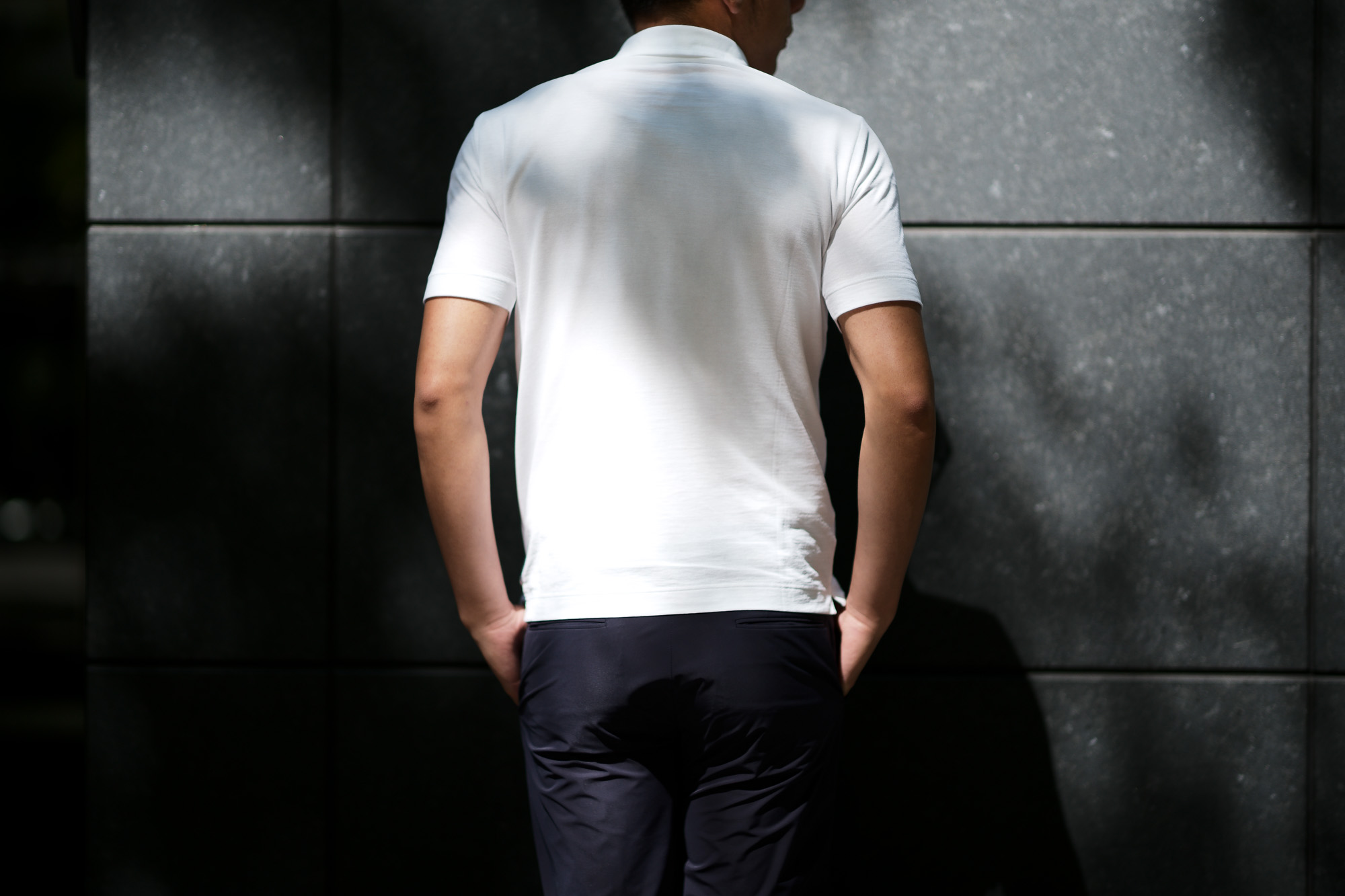 ZANONE(ザノーネ) Polo Shirt ice cotton アイスコットン ポロシャツ WHITE (ホワイト・Z0001)  made in italy (イタリア製) 2019 春夏新作 愛知 名古屋 altoediritto アルトエデリット