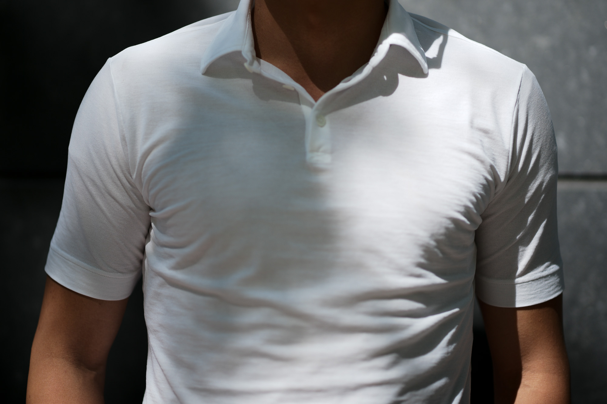 ZANONE(ザノーネ) Polo Shirt ice cotton アイスコットン ポロシャツ WHITE (ホワイト・Z0001)  made in italy (イタリア製) 2019 春夏新作 愛知 名古屋 altoediritto アルトエデリット