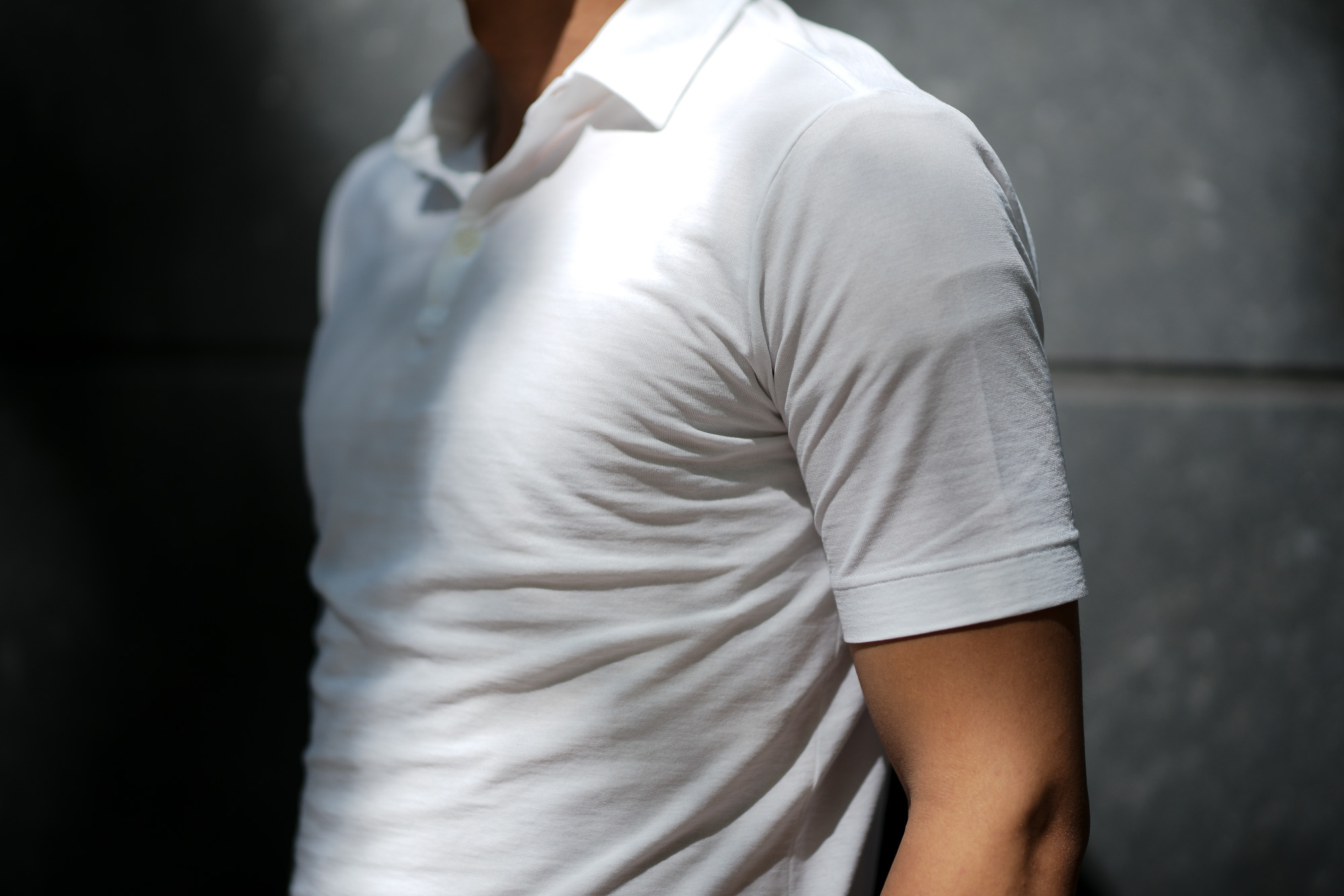 ZANONE(ザノーネ) Polo Shirt ice cotton アイスコットン ポロシャツ WHITE (ホワイト・Z0001)  made in italy (イタリア製) 2019 春夏新作 愛知 名古屋 altoediritto アルトエデリット