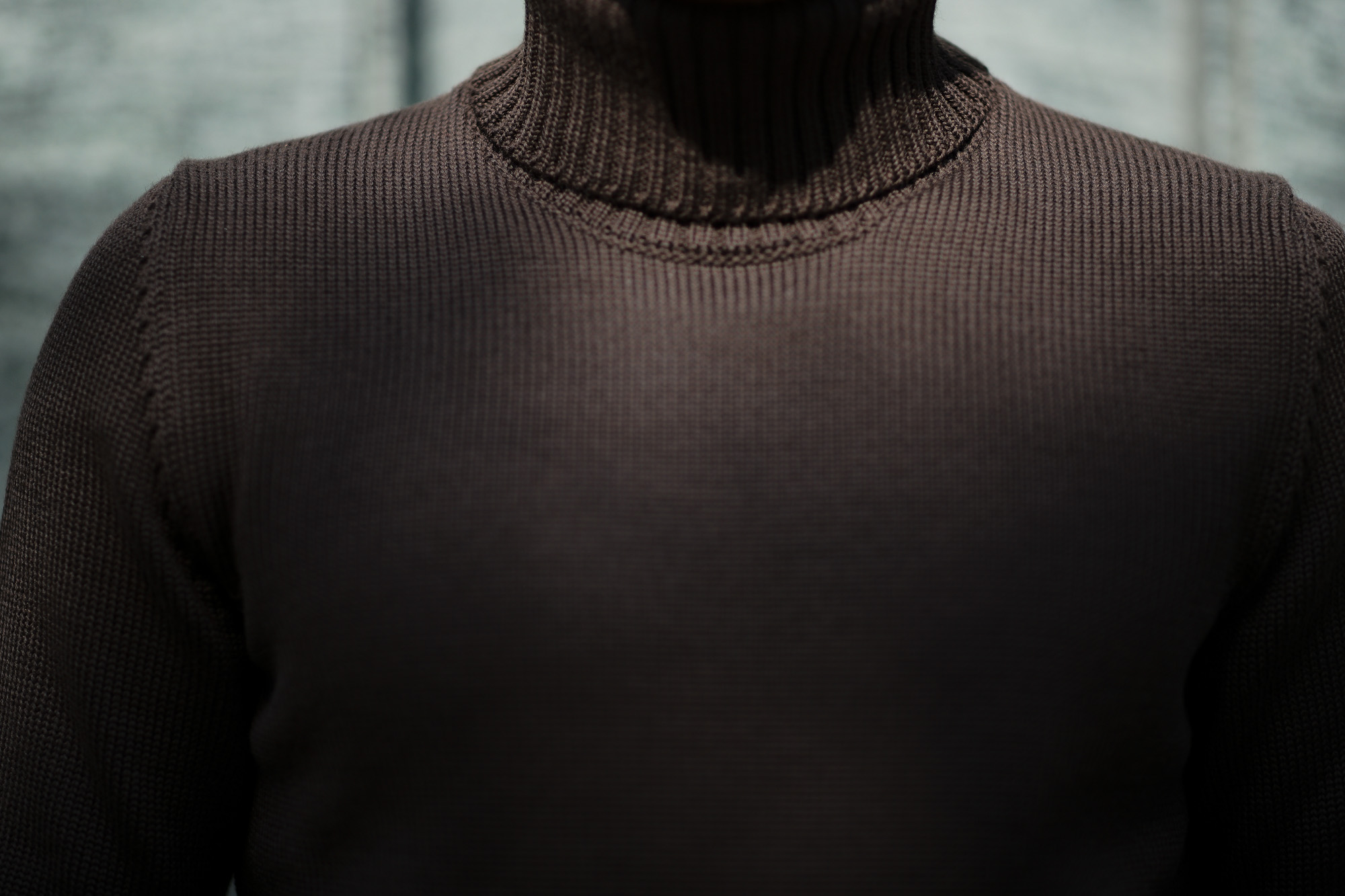 ZANONE (ザノーネ) Turtle Neck Sweater (タートルネックセーター) 810005 Z0229 VIRGIN WOOL 100% ミドルゲージ ウールニット セーター BROWN (ブラウン・Z5204) made in italy (イタリア製) 2019 秋冬 【ご予約受付中】zanone ニット クルーネック 愛知 名古屋 Alto e Diritto アルト エ デリット