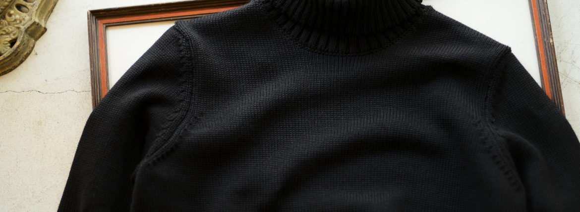 ZANONE (ザノーネ) Turtle Neck Sweater (タートルネックセーター) 810005 Z0229 VIRGIN WOOL 100% ミドルゲージ ウールニット セーター BLACK (ブラック・Z0015) made in italy (イタリア製) 2019 秋冬 【ご予約受付中】 zanone ニット クルーネック 愛知 名古屋 Alto e Diritto アルト エ デリット