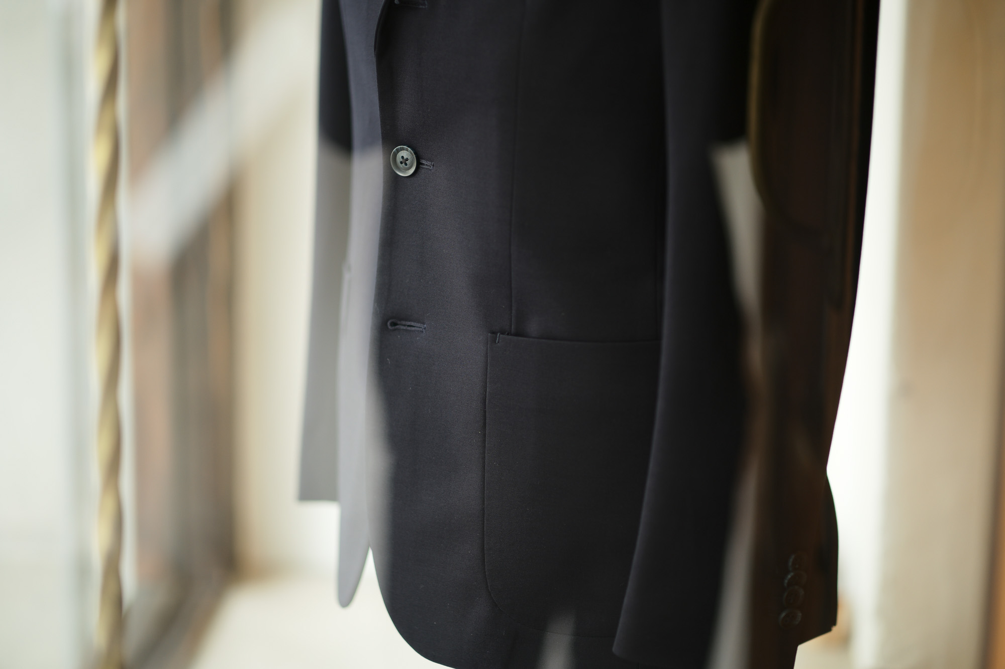 Cuervo (クエルボ) Sartoria Collection (サルトリア コレクション) Lobb (ロブ) Summer Jersey Jacket サマージャージー  3B ジャケット NAVY (ネイビー) MADE IN JAPAN (日本製) 2019 春夏新作 【ご予約受付中】愛知 名古屋 alto e diritto アルトエデリット