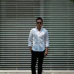 Cuervo (クエルボ) Sartoria Collection (サルトリア コレクション) Pier(ピエル) STRETCH COTTON ストレッチコットン シャツ WHITE(ホワイト) MADE IN ITALY (イタリア製) 2019 春夏新作のイメージ