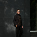 Cuervo (クエルボ) Sartoria Collection (サルトリア コレクション) Rooster (ルースター) STRETCH COTTON ストレッチコットン スーツ BLACK (ブラック) MADE IN JAPAN (日本製) 2019 秋冬 【ご予約開始】のイメージ