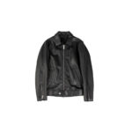 Cuervo (クエルボ) Satisfaction Leather Collection (サティスファクション レザー コレクション) TOM (トム) BUFFALO LEATHER (バッファロー レザー) シングル ライダース ジャケット BLACK (ブラック) MADE IN JAPAN (日本製) 2019 秋冬新作のイメージ