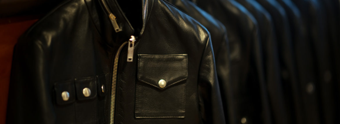 Cuervo (クエルボ) Satisfaction Leather Collection (サティスファクション レザー コレクション) HUNK(ハンク) BUFFALO LEATHER (バッファロー レザー) レザージャケット BLACK(ブラック) MADE IN JAPAN (日本製) 2019 秋冬新作 【入荷しました】【フリー分発売開始】 愛知 名古屋 altoediritto アルトエデリット バイオハザード ハンク バイオ BIOHAZARD