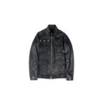 Cuervo (クエルボ) Satisfaction Leather Collection (サティスファクション レザー コレクション) HUNK(ハンク) BUFFALO LEATHER (バッファロー レザー) レザージャケット BLACK(ブラック) MADE IN JAPAN (日本製) 2019 秋冬新作のイメージ