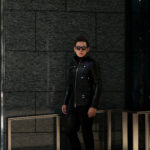 Cuervo (クエルボ) Satisfaction Leather Collection (サティスファクション レザー コレクション) HUNK(ハンク) BUFFALO LEATHER (バッファロー レザー) レザージャケット BLACK(ブラック) MADE IN JAPAN (日本製) 2019 秋冬 【ご予約受付中】のイメージ