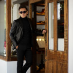 Cuervo (クエルボ) Satisfaction Leather Collection (サティスファクション レザー コレクション) LEON (レオン) BUFFALO LEATHER (バッファロー レザー) シングル テーラード ジャケット BLACK (ブラック) MADE IN JAPAN (日本製) 2019 秋冬新作のイメージ