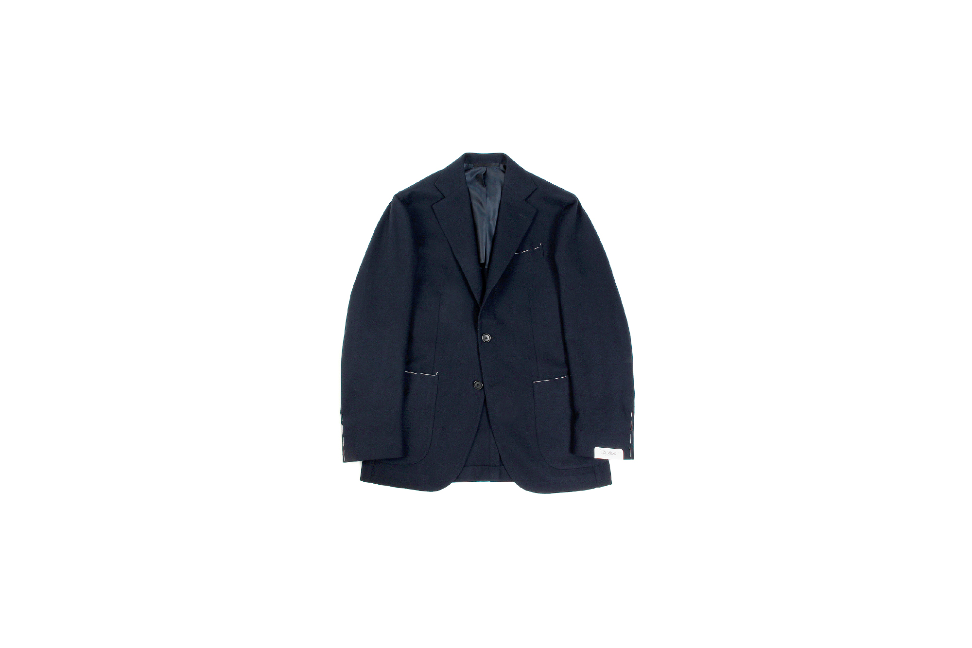 De Petrillo (デ ペトリロ) NAPOLI Posillipo (ナポリ ポジリポ) カシミア モールスキン 段返り3B ジャケット NAVY (ネイビー・359) Made in italy (イタリア製) 2019 秋冬新作 【入荷しました】【フリー分発売開始】depetrillo デペトリロ 愛知 名古屋 altoediritto アルトエデリット