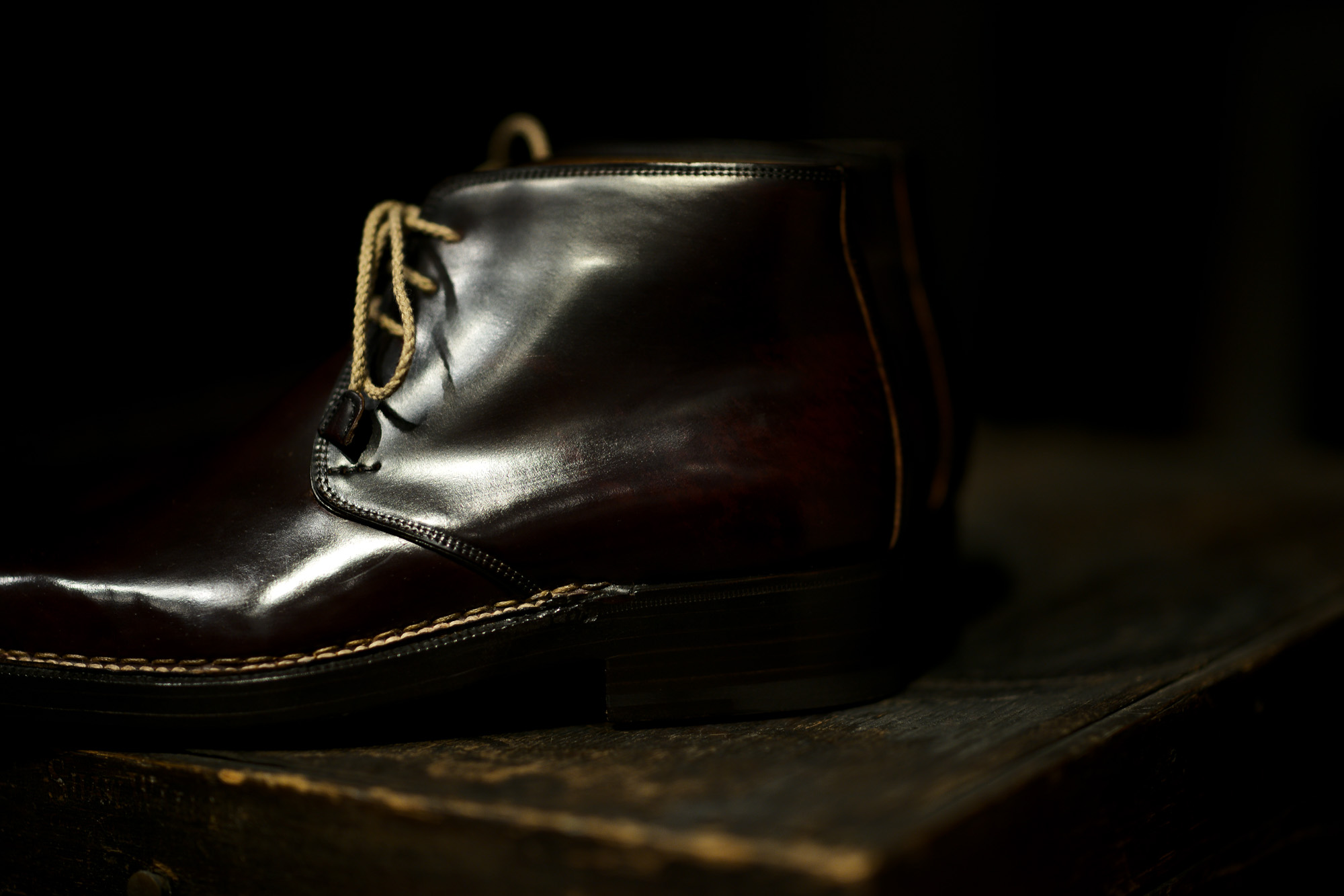 ENZO BONAFE(エンツォボナフェ) ART.3722 Chukka boots チャッカブーツ Horween Shell Cordovan Leather ホーウィン社 シェルコードバンレザー ノルベジェーゼ製法 チャッカブーツ コードバンブーツ No.8(バーガンディー)  made in italy (イタリア製)  愛知 名古屋 Alto e Diritto アルト エ デリット エンツォボナフェ コードバン チャッカ　5.5,6,6.5,7,7.5,8,8.5,9,9.5