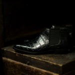 Georges de Patricia(ジョルジュ ド パトリシア) Diablo Crocodile (ディアブロ クロコダイル) 925 STERLING SILVER (925 スターリングシルバー) Crocodile クロコダイル エキゾチックレザー サイドゴアブーツ NOIR (ブラック) 【Special Boots】【第2便ご予約受付中】のイメージ