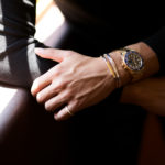 Georges de Patricia(ジョルジュ ド パトリシア) Ghost (ゴースト) 18K GOLD(18K ゴールド) 925 STERLING SILVER (925 スターリングシルバー) WHITE DIAMOND(ホワイトダイヤモンド) ダブル バングル  2019 秋冬のイメージ