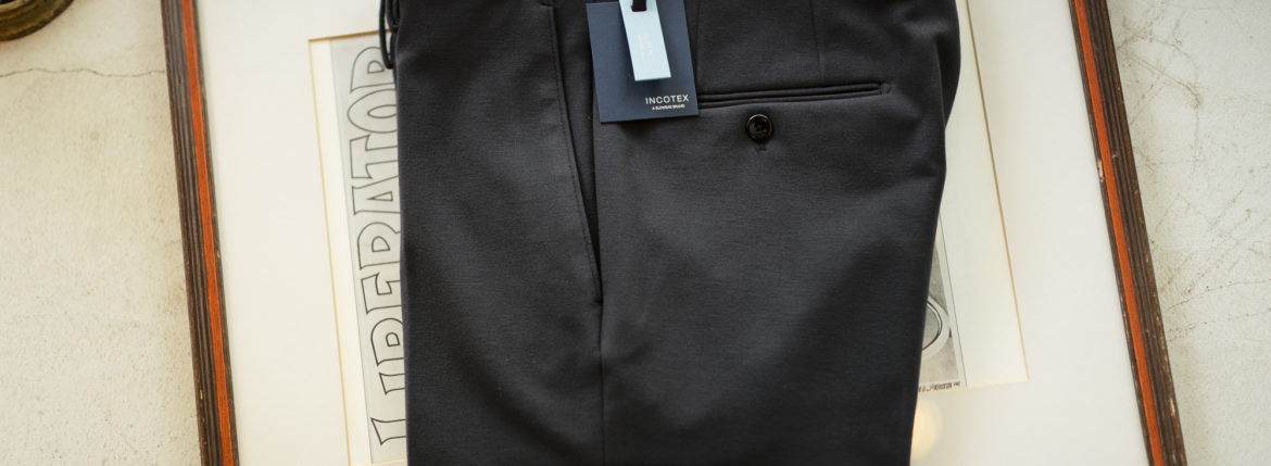 INCOTEX (インコテックス) N35 SLIM FIT (1NT035) High Comfort Soft Jersey (ハイコンフォートソフトジャージ) ジャージ スラックス CHARCOAL (チャコール・930) 2019 秋冬新作 愛知 名古屋 altoediritto アルトエデリット