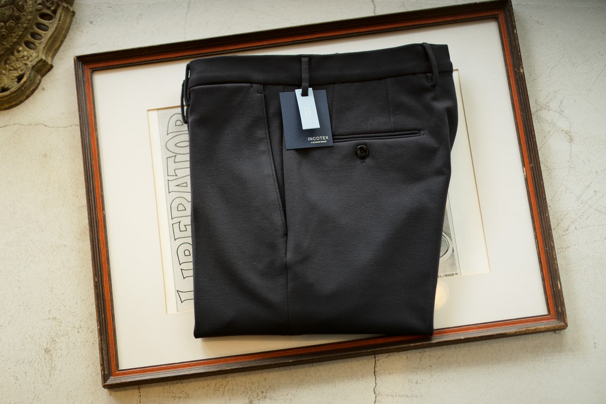 INCOTEX (インコテックス) N35 SLIM FIT (1NT035) High Comfort Soft Jersey (ハイコンフォートソフトジャージ) ジャージ スラックス CHARCOAL (チャコール・930) 2019 秋冬新作 愛知 名古屋 altoediritto アルトエデリット