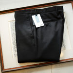 INCOTEX (インコテックス) N35 SLIM FIT (1NT035) TECHNO FLANNEL URBAN TRAVELLER (テクノ フランネル アーバン トラベラー) ストレッチ ウォッシャブル フランネル ウール スラックス BLACK (ブラック・990) 2019 秋冬新作のイメージ