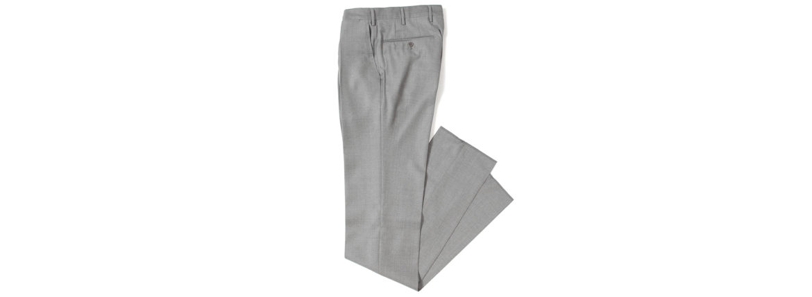 INCOTEX (インコテックス) SARTORIALE (サルトリアーレ) MIT300 SLIM FIT (WOOL & CASHMERE TWILL) ウールカシミアツイル スラックス LIGHT GRAY (ライトグレー・900) Made in italy (イタリア製) 2019 春夏新作 愛知 名古屋 altoediritto アルトエデリット