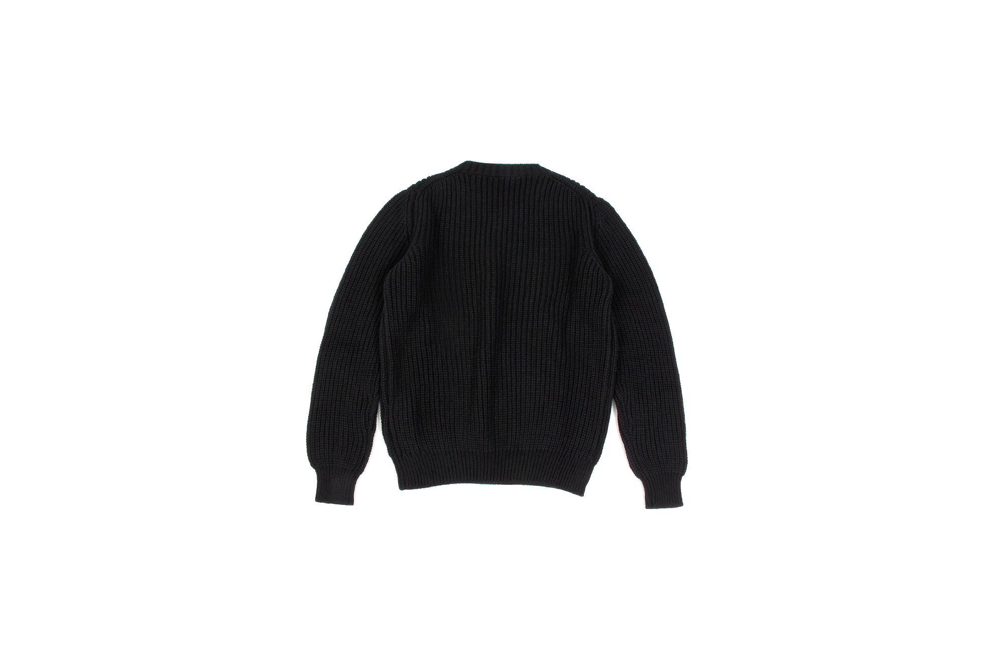 Settefili Cashmere (セッテフィーリ カシミア) Cashmere Crew Neck Sweater ローゲージ カシミアニット セーター BLACK (ブラック・CG102) made in italy (イタリア製) 2019 秋冬新作 settefilicashmere 愛知 名古屋 altoediritto アルトエデリット カシミヤ