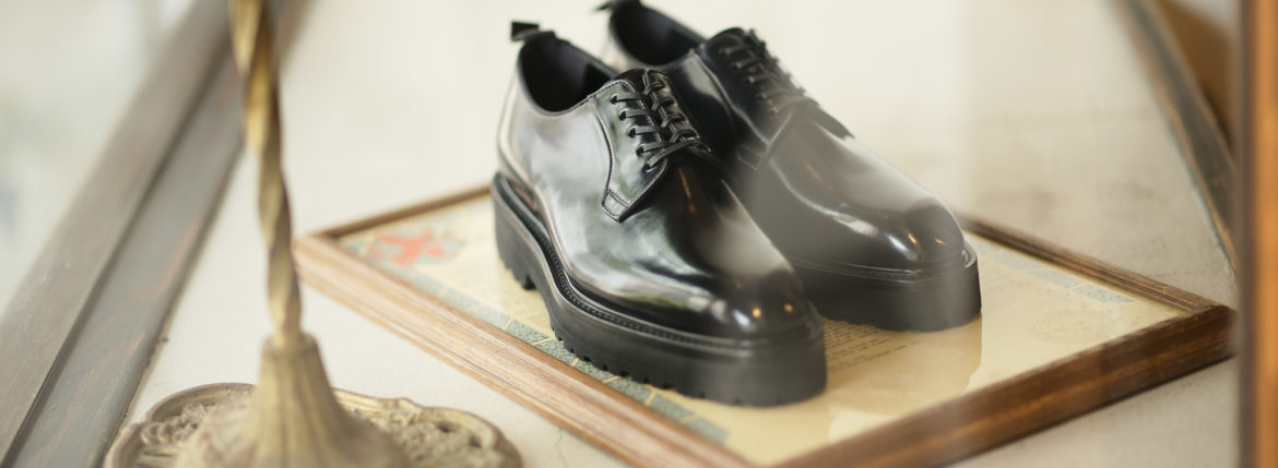 WH (ダブルエイチ) WHZ-0011 Cordovan Plane Toe Shoes (干場氏 スペシャル Zモデル) Trench Last (トレンチラスト) Shell Cordovan シェルコードバンレザー プレーントゥシューズ BLACK (ブラック) MADE IN JAPAN (日本製) 2019 秋冬 【Special限定モデル】【7月27日発売分】【ご予約受付中】愛知 名古屋 alto e diritto altoediritto アルトエデリット 干場義雅 干場さん