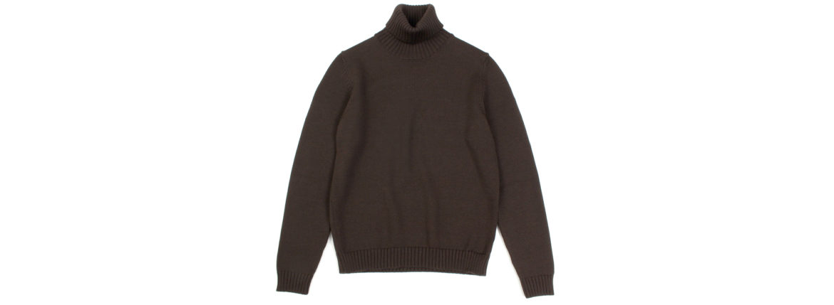 ZANONE (ザノーネ) Turtle Neck Sweater (タートルネックセーター) 810005 Z0229 VIRGIN WOOL 100% ミドルゲージ ウールニット セーター BROWN (ブラウン・Z5204) made in italy (イタリア製) 2019 秋冬 【ご予約受付中】 zanone ニット クルーネック 愛知 名古屋 Alto e Diritto アルト エ デリット