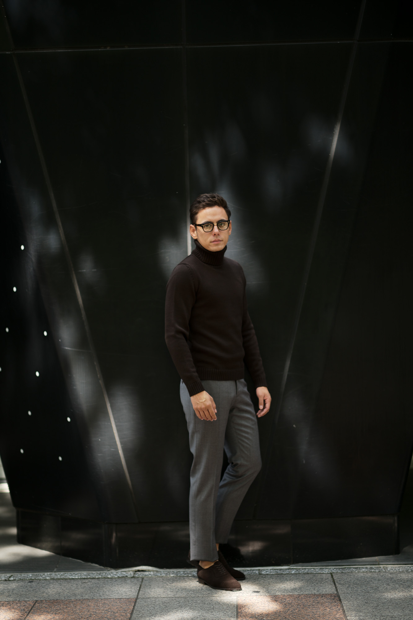 ZANONE (ザノーネ) Turtle Neck Sweater (タートルネックセーター) 810005 Z0229 VIRGIN WOOL 100% ミドルゲージ ウールニット セーター BROWN (ブラウン・Z5204) made in italy (イタリア製) 2019 秋冬 【ご予約受付中】zanone ニット クルーネック 愛知 名古屋 Alto e Diritto アルト エ デリット