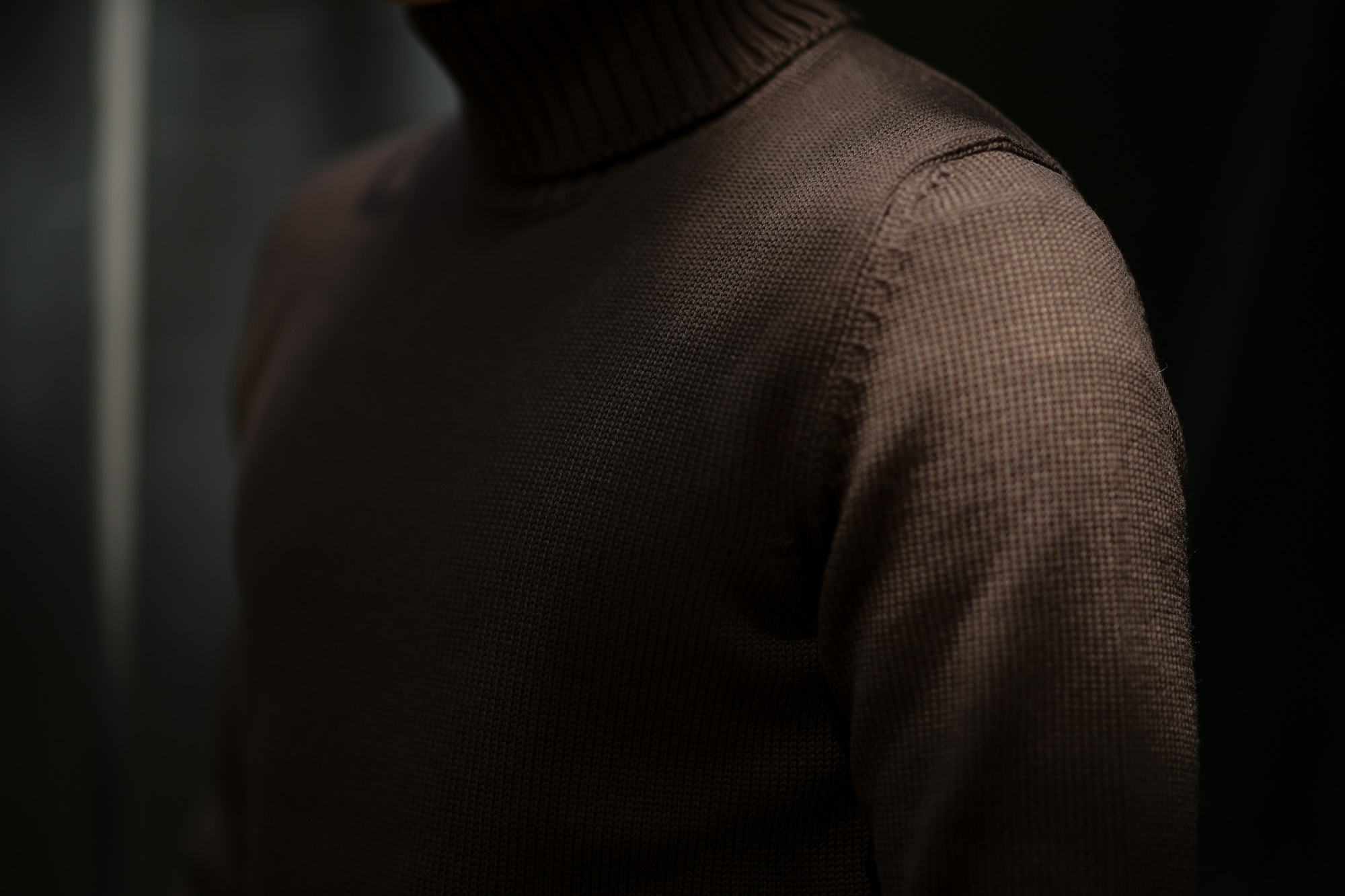 ZANONE (ザノーネ) Turtle Neck Sweater (タートルネックセーター) 810005 Z0229 VIRGIN WOOL 100% ミドルゲージ ウールニット セーター BROWN (ブラウン・Z5204) made in italy (イタリア製) 2019 秋冬 【ご予約受付中】zanone ニット クルーネック 愛知 名古屋 Alto e Diritto アルト エ デリット