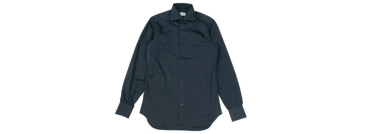 AVINO(アヴィーノ) Poplin Dress Shirts コットン ブロード ポプリン ドレスシャツ NAVY(ネイビー) made in italy (イタリア製) 2019 秋冬新作 愛知 名古屋 altoediritto アルトエデリット