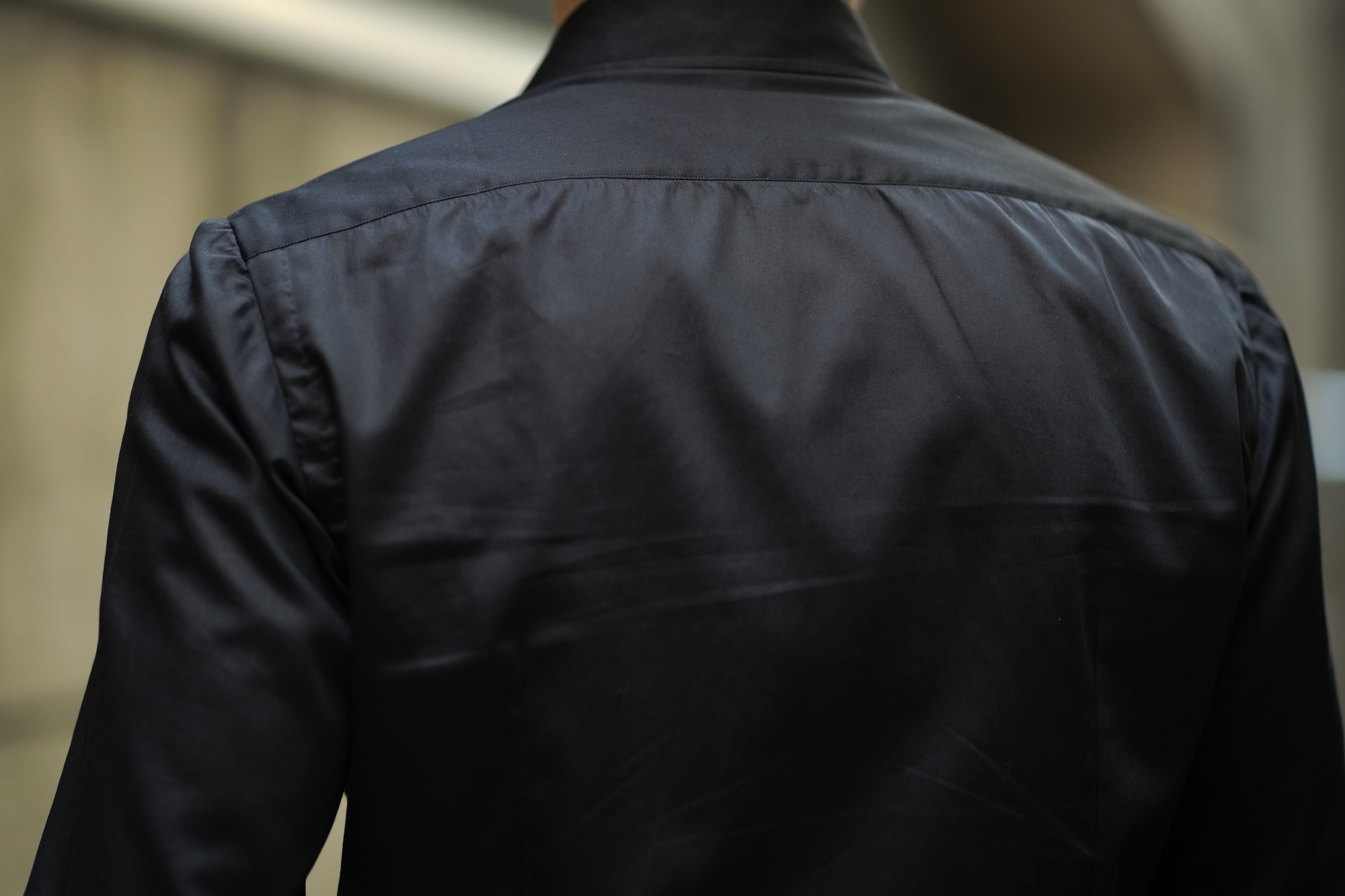 AVINO(アヴィーノ) Poplin Dress Shirts コットン ブロード ポプリン ドレスシャツ BLACK(ブラック) made in italy (イタリア製) 2019 秋冬新作 愛知 名古屋 altoediritto アルトエデリット