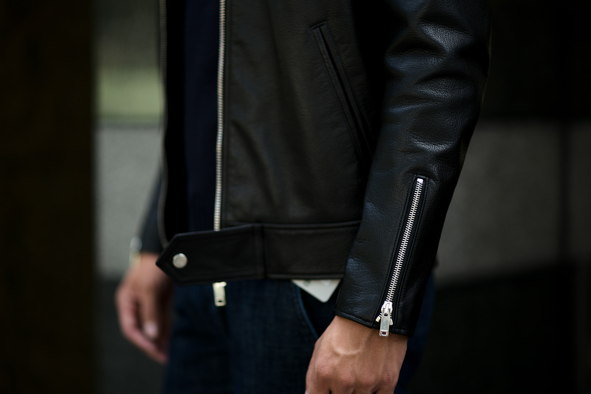 Cuervo (クエルボ) Satisfaction Leather Collection (サティスファクション レザー コレクション) TOM (トム) BUFFALO LEATHER (バッファロー レザー) シングル ライダース ジャケット BLACK (ブラック) MADE IN JAPAN (日本製) 2019 秋冬新作 クエルボ レザージャケット 愛知 名古屋 alto e diritto アルトエデリット セレクトショップ