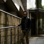 Cuervo (クエルボ) Satisfaction Leather Collection (サティスファクション レザー コレクション) TOM (トム) BUFFALO LEATHER (バッファロー レザー) シングル ライダース ジャケット BROWN (ブラウン) MADE IN JAPAN (日本製) 2019 秋冬新作のイメージ