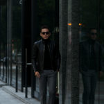 cuervo bopoha (クエルボ ヴァローナ) Satisfaction Leather Collection (サティスファクション レザー コレクション) RICHARD (リチャード) COW LEATHER (カウレザー) シングル ライダース ジャケット BLACK (ブラック) MADE IN JAPAN (日本製) 2019 秋冬新作のイメージ