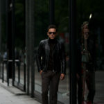 Georges de Patricia (ジョルジュ ド パトリシア) Huracan Porosus Crocodile(ウラカン ポロサス クロコダイル) 925 STERLING SILVER (925 スターリングシルバー) Porosus Crocodile ポロサス クロコダイル エキゾチックレザー ダブルライダース ジャケット NOIR (ブラック) 2019 秋冬 【Special Model】【ご予約受付中】のイメージ