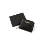 Georges de Patricia(ジョルジュ ド パトリシア) Phantom Crocodile 18K GOLD (ファントム クロコダイル 18K ゴールド) Niloticus Crocodile ニロティカス クロコダイル エキゾチックレザー ショート ウォレット NOIR (ブラック) 2019 新作 【Special Model】のイメージ