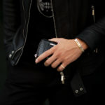 Georges de Patricia(ジョルジュ ド パトリシア) Phantom Crocodile (ファントム クロコダイル) 925 STERLING SILVER (925 スターリングシルバー) Niloticus Crocodile ニロティカス クロコダイル エキゾチックレザー ショート ウォレット NOIR (ブラック) 2019のイメージ