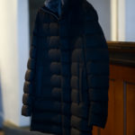 HERNO(ヘルノ) PI0584U Silk Cashmere Down coat (シルク カシミア ダウン コート) PIACENZA (ピアツェンツァ) DROP GLIDE NYLON ULTRALIGHT 撥水 シルク カシミア ダウン コート BLACK (ブラック・9300) Made in italy (イタリア製) 2019 秋冬新作のイメージ