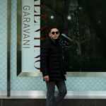 HERNO(ヘルノ) PI0584U Silk Cashmere Down coat (シルク カシミア ダウン コート) PIACENZA (ピアツェンツァ) DROP GLIDE NYLON ULTRALIGHT 撥水 シルク カシミア ダウン コート BLACK (ブラック・9300) Made in italy (イタリア製) 2019 秋冬新作のイメージ