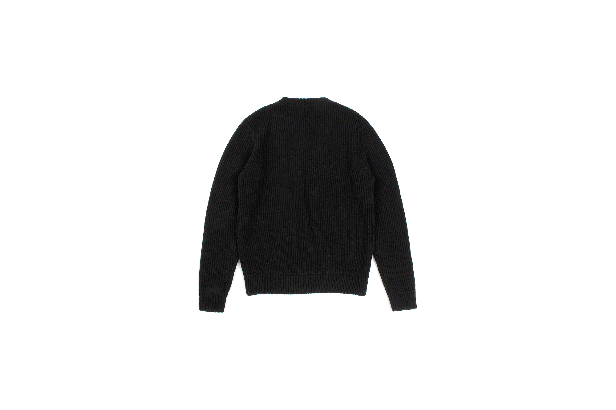 LAMBERTO LOSANI (ランベルト ロザーニ) Cashmere Crew Neck Sweater (カシミア クルーネック セーター) ローゲージ カシミアニット セーター BLACK (ブラック・0901) made in italy (イタリア製) 2019 秋冬 lambertolosani ランベルトロザーニ 愛知 名古屋 altoediritto アルトエデリット