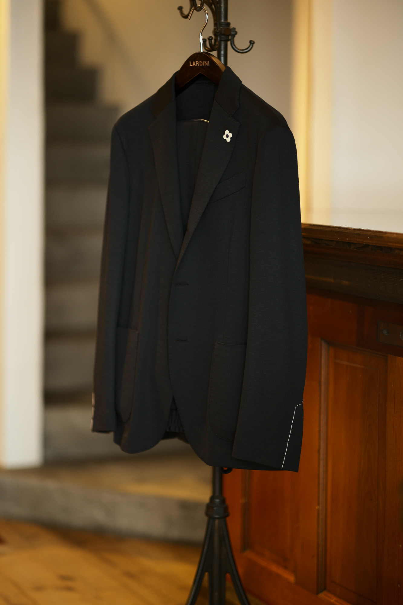 LARDINI (ラルディーニ) EASY WEAR (イージーウエア) Pakkaburu Jersey Suit パッカブルジャージスーツ NAVY (ネイビー・2) 2019 秋冬新作 愛知 名古屋 altoediritto アルトエデリット