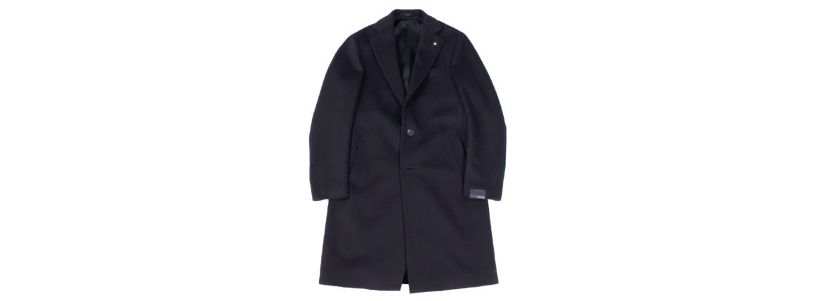 LARDINI (ラルディーニ) Spolverino Chester coat (スポルベリーノ チェスターコート) フラノウール生地 シングル チェスターコート NAVY (ネイビー・5) Made in italy (イタリア製) 2019 秋冬新作のイメージ