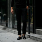 PT05 (ピーティーゼロチンクエ) GRUNGE RELAXED FIT (グランジ) CROSS DIMM STRETCH DENIM ストレッチ ジーンズ デニム パンツ BLACK (ブラック・SC55) 2019 秋冬新作のイメージ